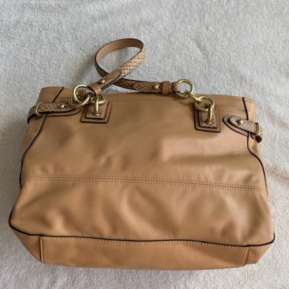 Coach Colette Leather Carryall Purse - Picture 4 of 7